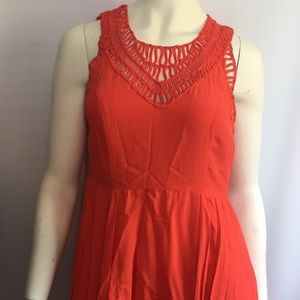 Stitch fix pomelo dress crochet for & flare m